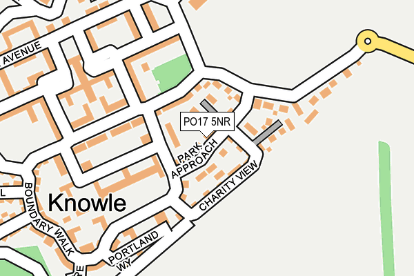 PO17 5NR map - OS OpenMap – Local (Ordnance Survey) PO17 5NR map - OS OpenMap – Local (Ordnance Survey)