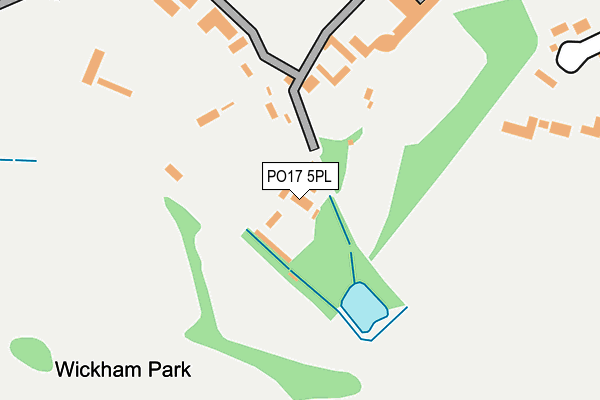 PO17 5PL map - OS OpenMap – Local (Ordnance Survey) PO17 5PL map - OS OpenMap – Local (Ordnance Survey)