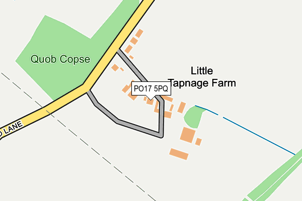 PO17 5PQ map - OS OpenMap – Local (Ordnance Survey) PO17 5PQ map - OS OpenMap – Local (Ordnance Survey)