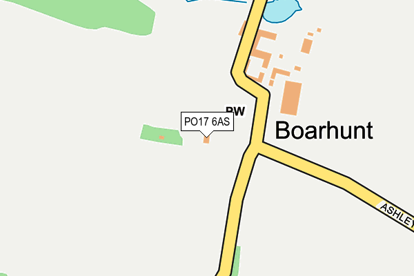 PO17 6AS map - OS OpenMap – Local (Ordnance Survey) PO17 6AS map - OS OpenMap – Local (Ordnance Survey)