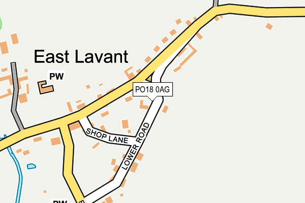 PO18 0AG map - OS OpenMap – Local (Ordnance Survey) PO18 0AG map - OS OpenMap – Local (Ordnance Survey)