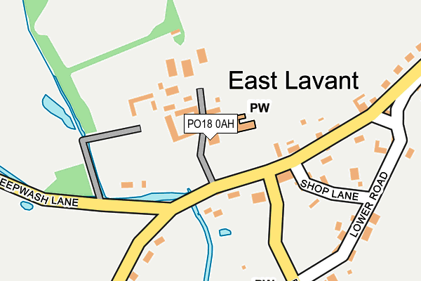 PO18 0AH map - OS OpenMap – Local (Ordnance Survey) PO18 0AH map - OS OpenMap – Local (Ordnance Survey)