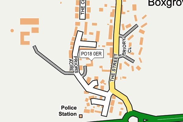 PO18 0ER map - OS OpenMap – Local (Ordnance Survey) PO18 0ER map - OS OpenMap – Local (Ordnance Survey)