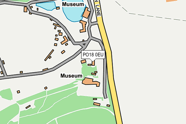 PO18 0EU map - OS OpenMap – Local (Ordnance Survey) PO18 0EU map - OS OpenMap – Local (Ordnance Survey)