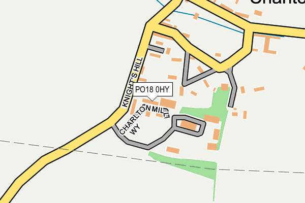 PO18 0HY map - OS OpenMap – Local (Ordnance Survey) PO18 0HY map - OS OpenMap – Local (Ordnance Survey)