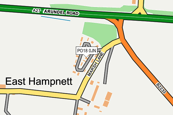 PO18 0JN map - OS OpenMap – Local (Ordnance Survey) PO18 0JN map - OS OpenMap – Local (Ordnance Survey)