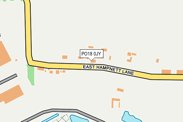 PO18 0JY map - OS OpenMap – Local (Ordnance Survey) PO18 0JY map - OS OpenMap – Local (Ordnance Survey)