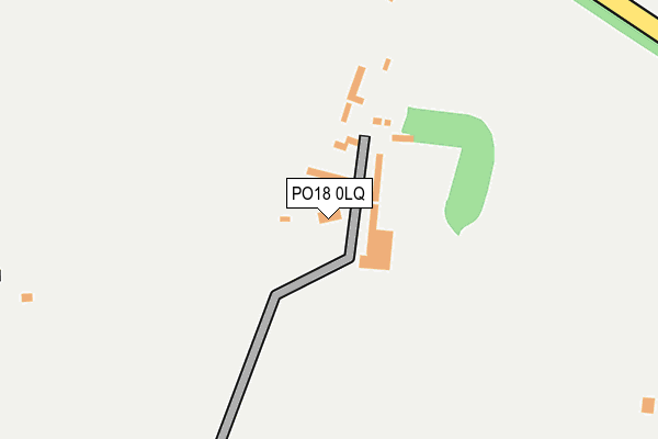 PO18 0LQ map - OS OpenMap – Local (Ordnance Survey) PO18 0LQ map - OS OpenMap – Local (Ordnance Survey)
