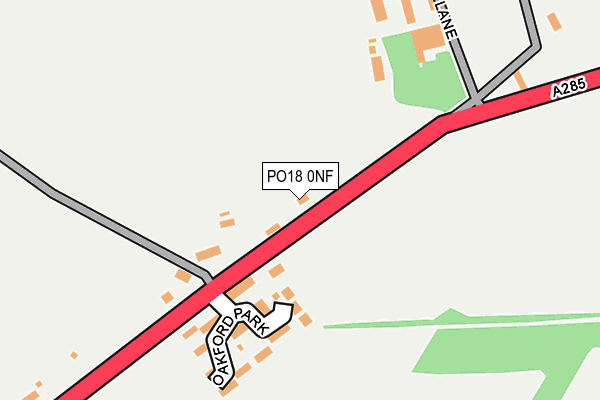 PO18 0NF map - OS OpenMap – Local (Ordnance Survey) PO18 0NF map - OS OpenMap – Local (Ordnance Survey)