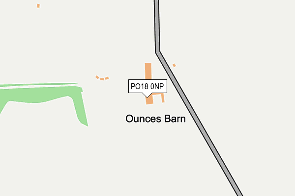PO18 0NP map - OS OpenMap – Local (Ordnance Survey) PO18 0NP map - OS OpenMap – Local (Ordnance Survey)