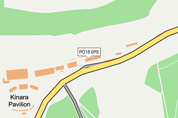PO18 0PS map - OS OpenMap – Local (Ordnance Survey) PO18 0PS map - OS OpenMap – Local (Ordnance Survey)