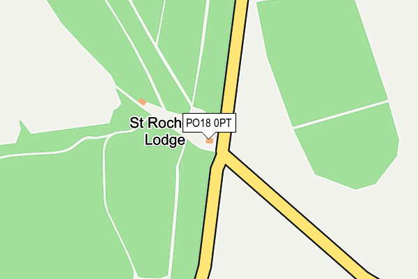 PO18 0PT map - OS OpenMap – Local (Ordnance Survey) PO18 0PT map - OS OpenMap – Local (Ordnance Survey)