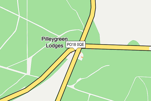 PO18 0QE map - OS OpenMap – Local (Ordnance Survey) PO18 0QE map - OS OpenMap – Local (Ordnance Survey)