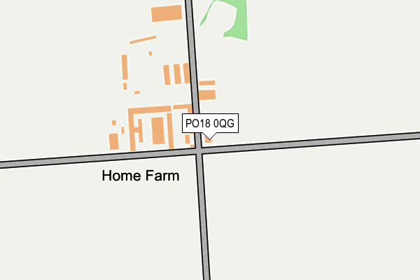 PO18 0QG map - OS OpenMap – Local (Ordnance Survey) PO18 0QG map - OS OpenMap – Local (Ordnance Survey)