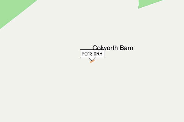 PO18 0RH map - OS OpenMap – Local (Ordnance Survey) PO18 0RH map - OS OpenMap – Local (Ordnance Survey)