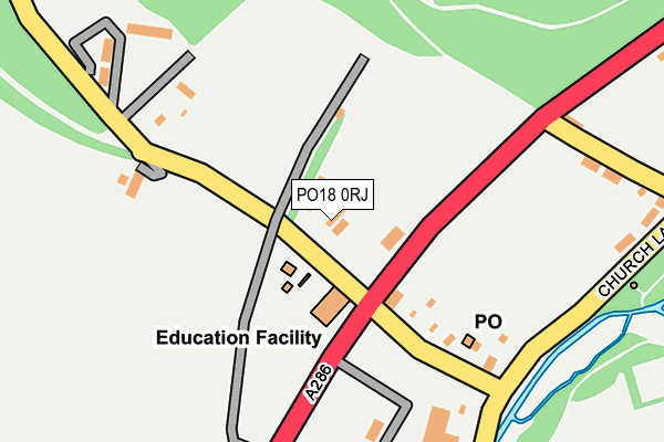 PO18 0RJ map - OS OpenMap – Local (Ordnance Survey) PO18 0RJ map - OS OpenMap – Local (Ordnance Survey)