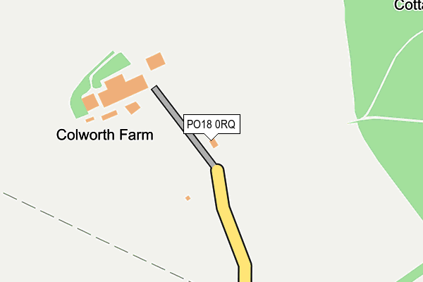 PO18 0RQ map - OS OpenMap – Local (Ordnance Survey) PO18 0RQ map - OS OpenMap – Local (Ordnance Survey)