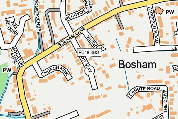 PO18 8HQ map - OS OpenMap – Local (Ordnance Survey) PO18 8HQ map - OS OpenMap – Local (Ordnance Survey)
