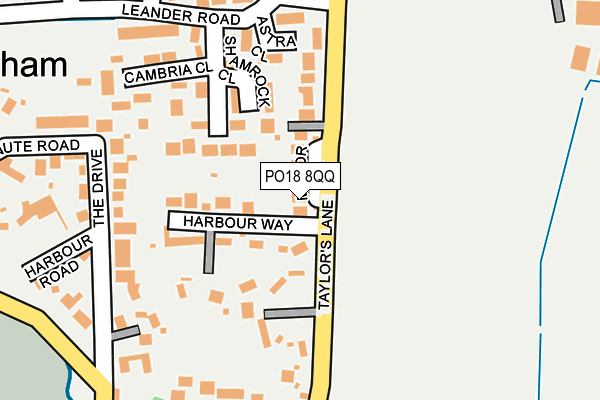 PO18 8QQ map - OS OpenMap – Local (Ordnance Survey) PO18 8QQ map - OS OpenMap – Local (Ordnance Survey)