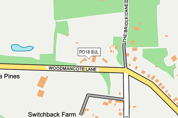 PO18 8UL map - OS OpenMap – Local (Ordnance Survey) PO18 8UL map - OS OpenMap – Local (Ordnance Survey)