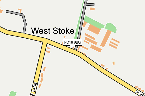 PO18 9BQ map - OS OpenMap – Local (Ordnance Survey) PO18 9BQ map - OS OpenMap – Local (Ordnance Survey)