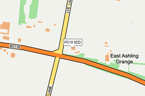 PO18 9DD map - OS OpenMap – Local (Ordnance Survey) PO18 9DD map - OS OpenMap – Local (Ordnance Survey)