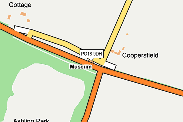 PO18 9DH map - OS OpenMap – Local (Ordnance Survey) PO18 9DH map - OS OpenMap – Local (Ordnance Survey)