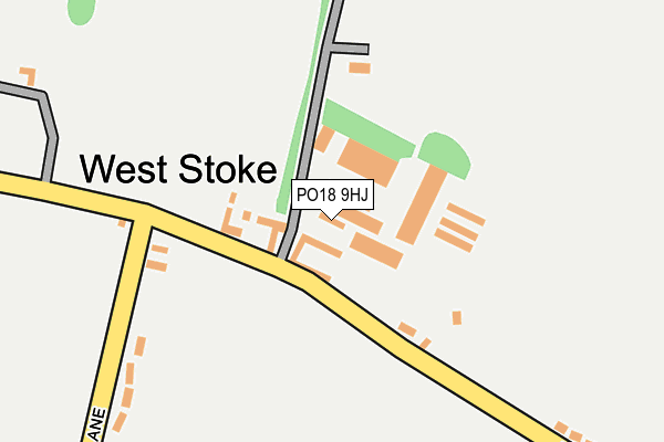 PO18 9HJ map - OS OpenMap – Local (Ordnance Survey) PO18 9HJ map - OS OpenMap – Local (Ordnance Survey)