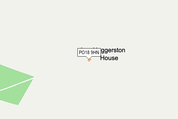 PO18 9HN map - OS OpenMap – Local (Ordnance Survey)