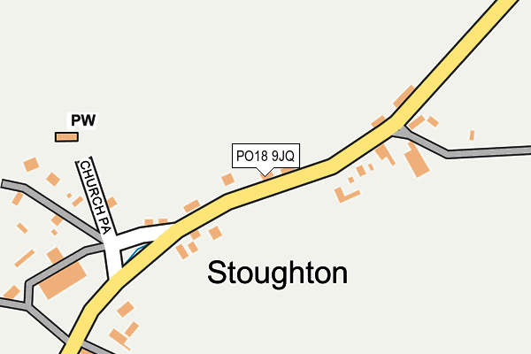 PO18 9JQ map - OS OpenMap – Local (Ordnance Survey) PO18 9JQ map - OS OpenMap – Local (Ordnance Survey)
