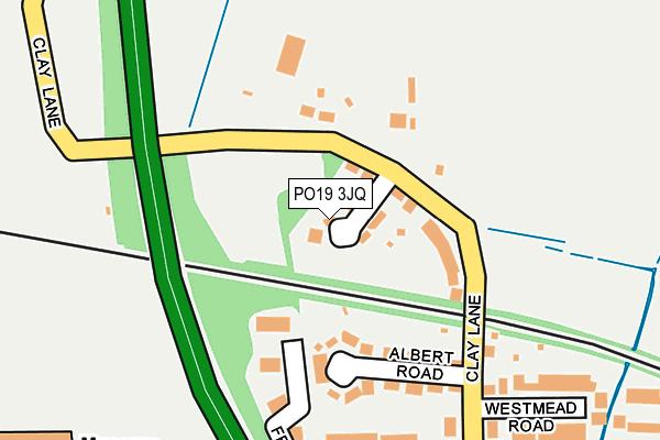 PO19 3JQ map - OS OpenMap – Local (Ordnance Survey) PO19 3JQ map - OS OpenMap – Local (Ordnance Survey)