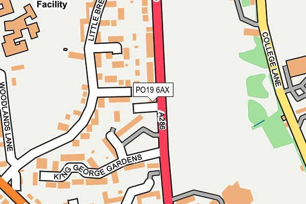 PO19 6AX map - OS OpenMap – Local (Ordnance Survey) PO19 6AX map - OS OpenMap – Local (Ordnance Survey)