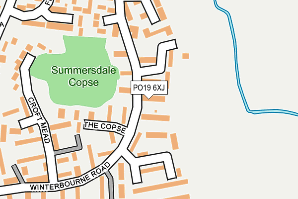 PO19 6XJ map - OS OpenMap – Local (Ordnance Survey) PO19 6XJ map - OS OpenMap – Local (Ordnance Survey)
