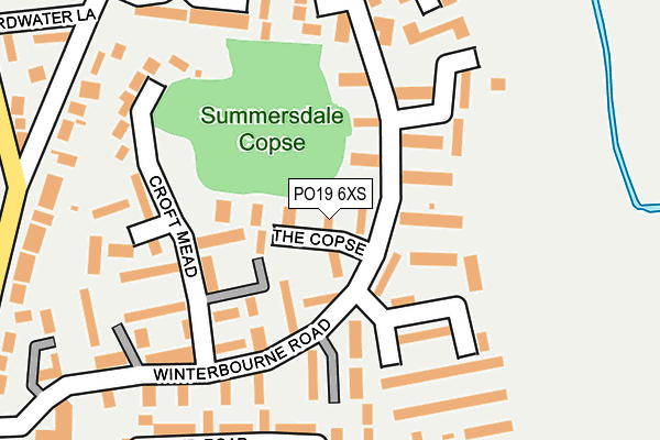 PO19 6XS map - OS OpenMap – Local (Ordnance Survey) PO19 6XS map - OS OpenMap – Local (Ordnance Survey)