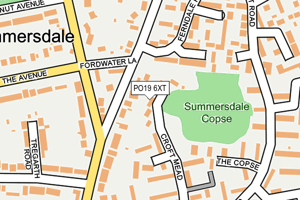 PO19 6XT map - OS OpenMap – Local (Ordnance Survey) PO19 6XT map - OS OpenMap – Local (Ordnance Survey)