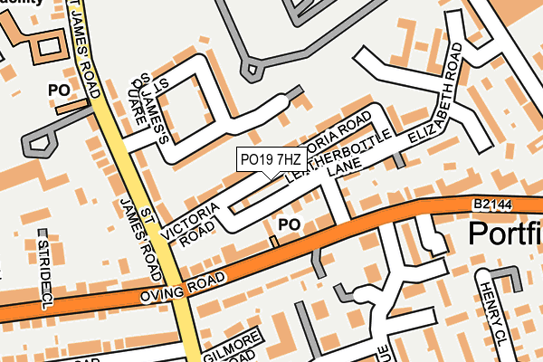 PO19 7HZ map - OS OpenMap – Local (Ordnance Survey) PO19 7HZ map - OS OpenMap – Local (Ordnance Survey)