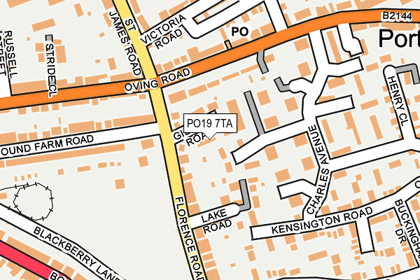 PO19 7TA map - OS OpenMap – Local (Ordnance Survey) PO19 7TA map - OS OpenMap – Local (Ordnance Survey)