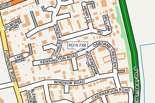 PO19 7XR map - OS OpenMap – Local (Ordnance Survey) PO19 7XR map - OS OpenMap – Local (Ordnance Survey)