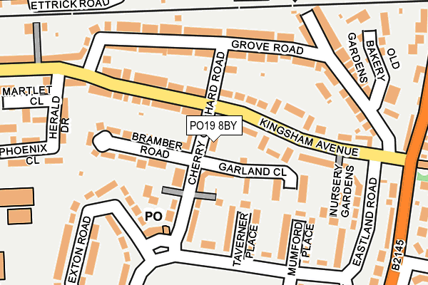 PO19 8BY map - OS OpenMap – Local (Ordnance Survey) PO19 8BY map - OS OpenMap – Local (Ordnance Survey)