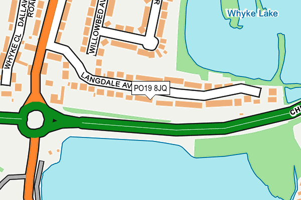 PO19 8JQ map - OS OpenMap – Local (Ordnance Survey) PO19 8JQ map - OS OpenMap – Local (Ordnance Survey)
