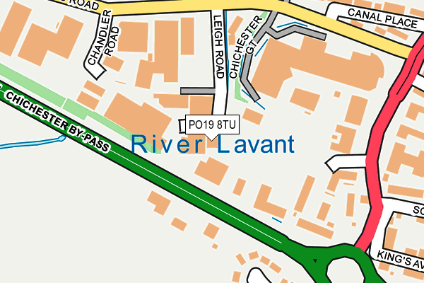 PO19 8TU map - OS OpenMap – Local (Ordnance Survey) PO19 8TU map - OS OpenMap – Local (Ordnance Survey)