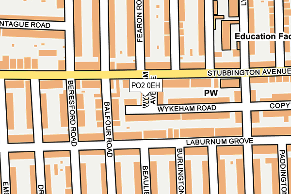 PO2 0EH map - OS OpenMap – Local (Ordnance Survey) PO2 0EH map - OS OpenMap – Local (Ordnance Survey)