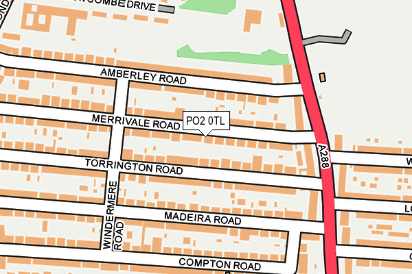 PO2 0TL map - OS OpenMap – Local (Ordnance Survey) PO2 0TL map - OS OpenMap – Local (Ordnance Survey)