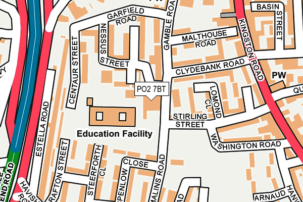 PO2 7BT map - OS OpenMap – Local (Ordnance Survey) PO2 7BT map - OS OpenMap – Local (Ordnance Survey)