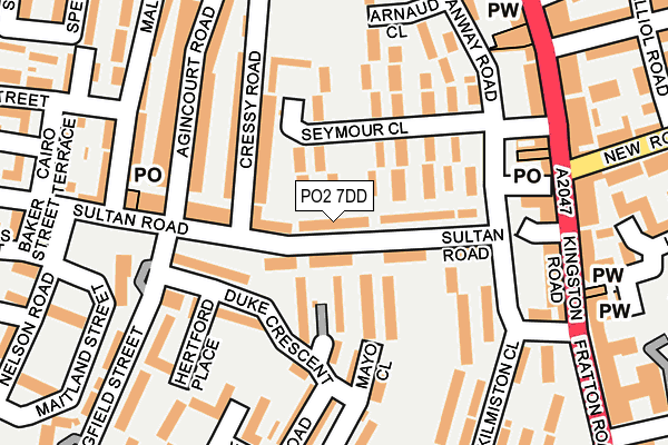 PO2 7DD map - OS OpenMap – Local (Ordnance Survey) PO2 7DD map - OS OpenMap – Local (Ordnance Survey)