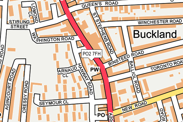PO2 7FH map - OS OpenMap – Local (Ordnance Survey) PO2 7FH map - OS OpenMap – Local (Ordnance Survey)