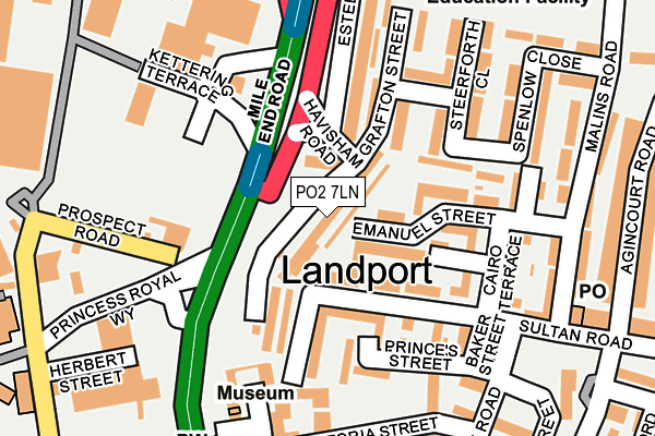 PO2 7LN map - OS OpenMap – Local (Ordnance Survey) PO2 7LN map - OS OpenMap – Local (Ordnance Survey)