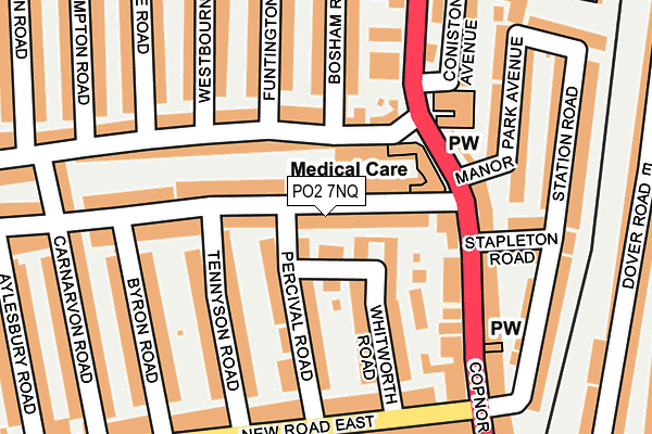 PO2 7NQ map - OS OpenMap – Local (Ordnance Survey) PO2 7NQ map - OS OpenMap – Local (Ordnance Survey)