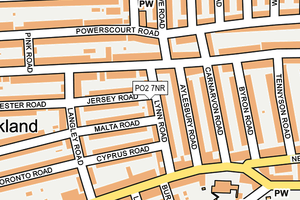 PO2 7NR map - OS OpenMap – Local (Ordnance Survey) PO2 7NR map - OS OpenMap – Local (Ordnance Survey)