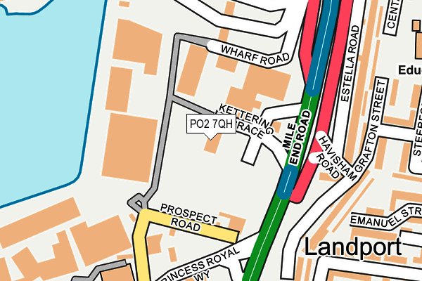 PO2 7QH map - OS OpenMap – Local (Ordnance Survey) PO2 7QH map - OS OpenMap – Local (Ordnance Survey)
